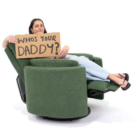 Fluff Daddy Recliner Arm Chair - Forest