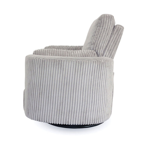 Fluff Daddy Recliner Arm Chair - Light Grey