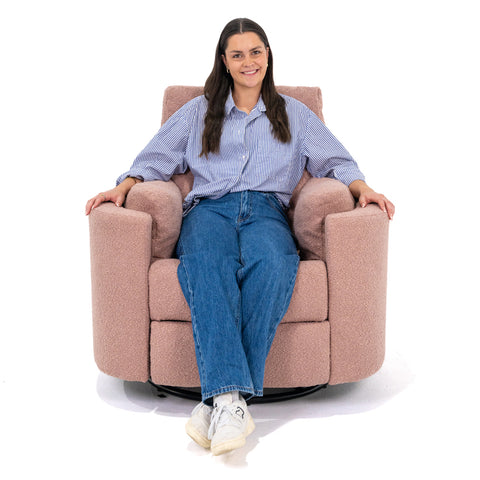 Fluff Daddy Recliner Arm Chair - Musk