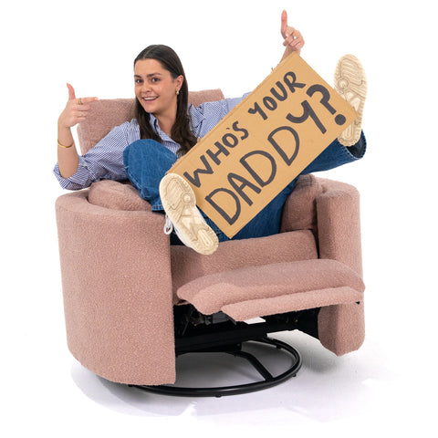 Fluff Daddy Recliner Arm Chair - Musk