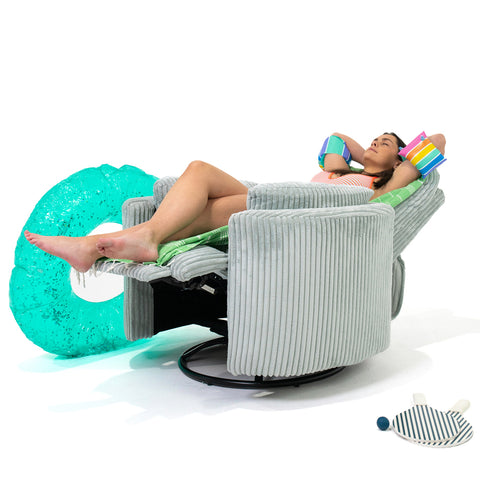 Fluff Daddy Recliner Arm Chair - Sea